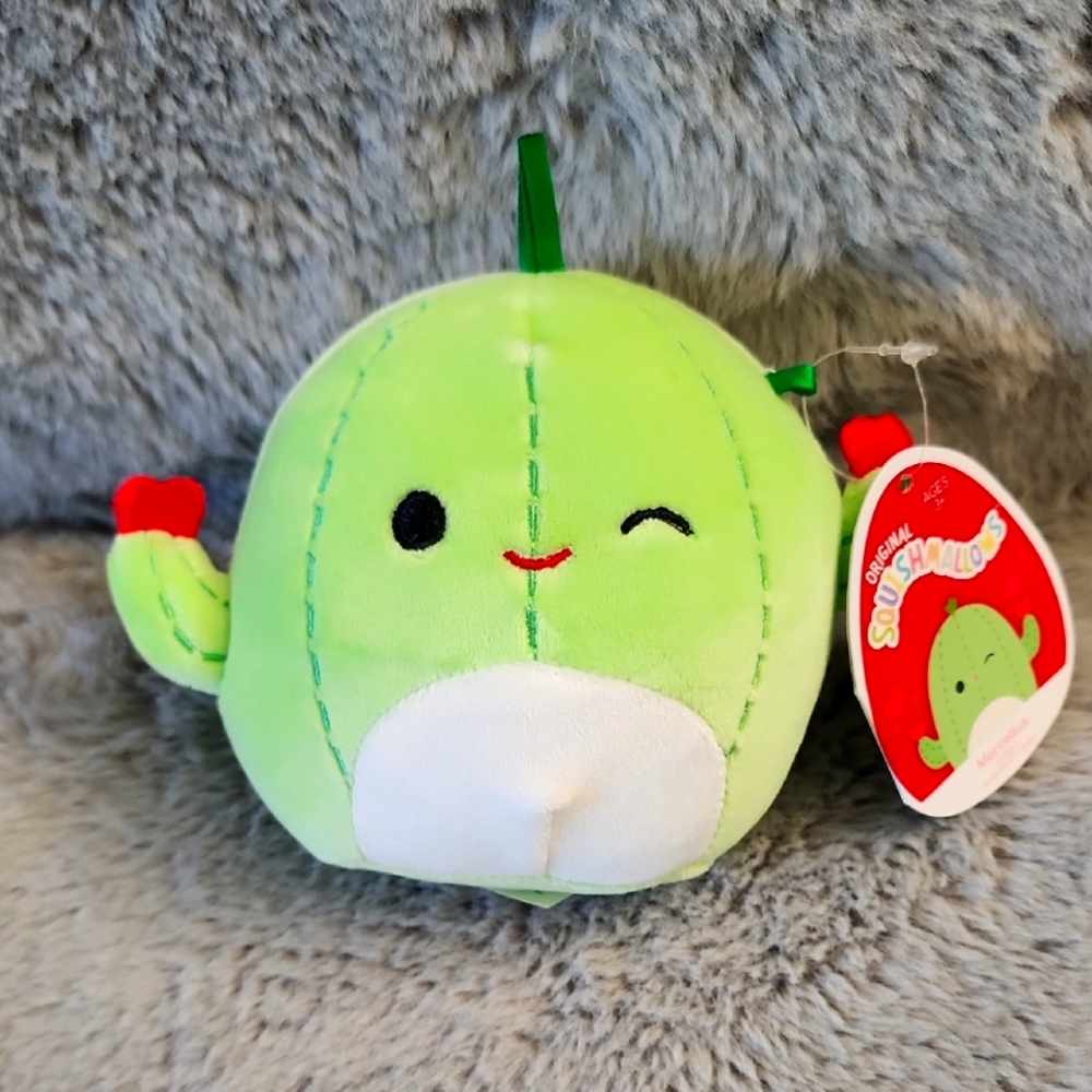NWT Squishmallows‎ Marcellus The Cactus Valentine's Day